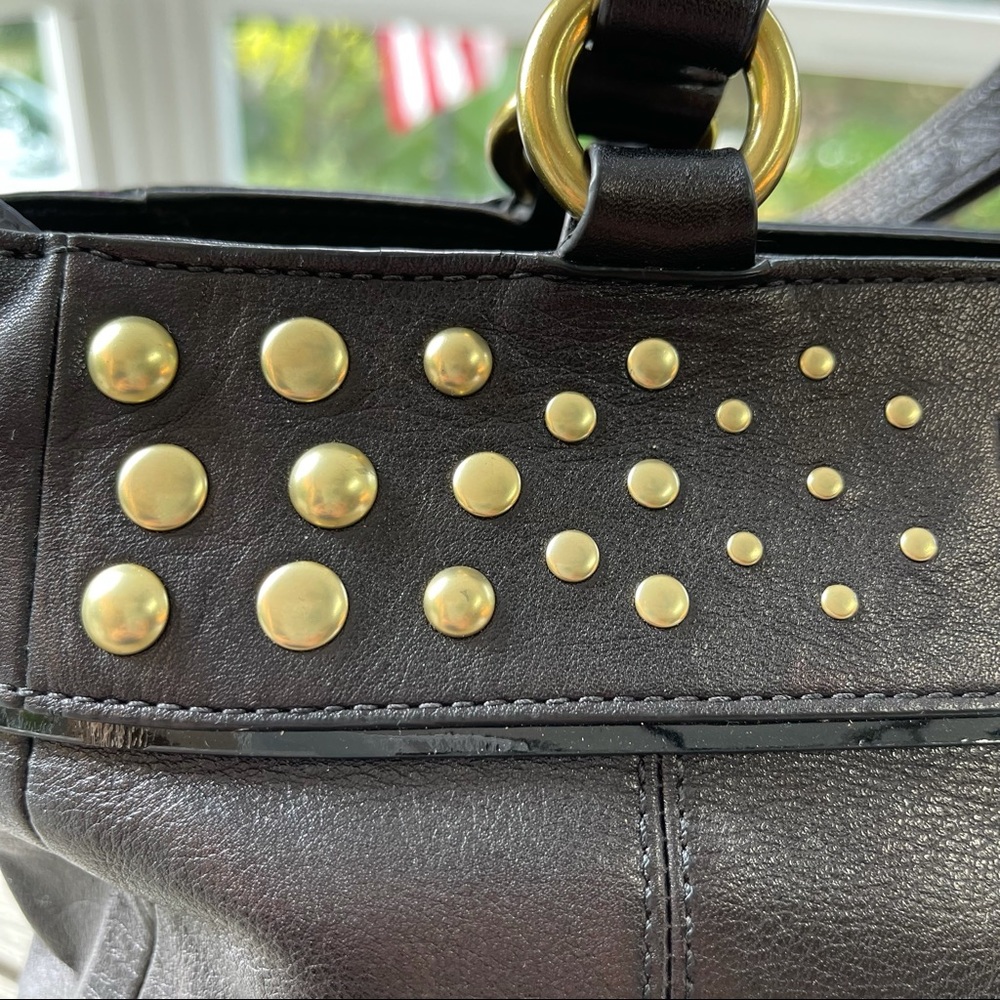 Coach Leather Hobo Shoulder Bag - Picture 4 of 14